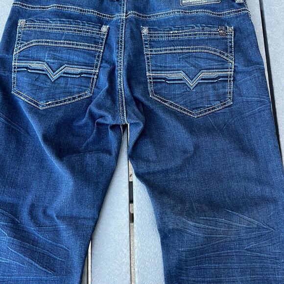 Buffalo David Bitton, Brady-X, Buckle mens 30 x 30 jeans, Straight Stretch - Picture 4 of 6